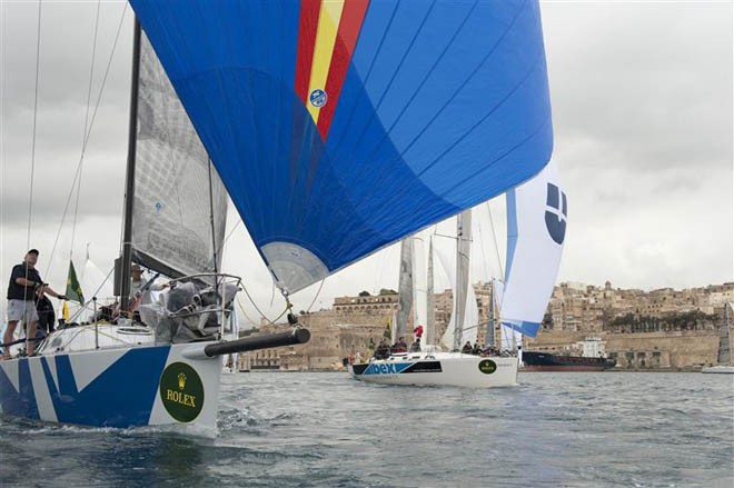 AOC Rockall, AUS at the start - Rolex Middle Sea Race 2011 ©  Rolex/ Kurt Arrigo http://www.regattanews.com